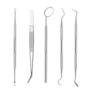 Ensemble d'instruments chirurgicaux dentaires en acier inoxydable nettoyage des dents outils de blanchiment manuel bouche miroir pince à épiler coude sonde pour - Product Image 5