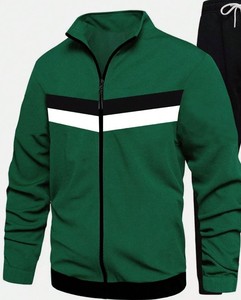 Chaqueta Ligera de Invierno para Hombre, Estilo Letterman, con Cuello Alto, Logotipo Frontal, Color y Logotipo Personalizables, Transpirable, de Alta Calidad - Product Image 2