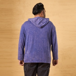 Custom Cotton <b>String</b> Graphic Design Heavyweight Distressed Patch Cut and Sew Vintage Streetwear Acid Washed Sun Fade Hoodie - Product Image 3