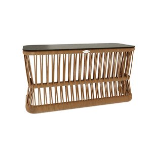 TABLE BASSE AVEC HPL/TECK BOIS (LCO/057/009) - Product Image 5