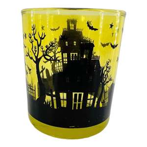 Halloween special Glass <b>Candle</b> Votive colored design Decor for Ambiance Autumn Candlabra Votive Holder - Product Image 2