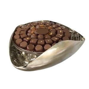 ชามช็อคโกแลตสุดหรูชามช็อคโกแลตโลหะเงินคุณภาพระดับพรีเมียมพร้อมพิมพ์ลายสุดหรูเหมาะสำหรับเป็นของขวัญในโอกาสพิเศษและอีเวนต์ - Product Image 4