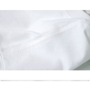 T-shirt unisexe à manches courtes et col rond en pur coton, style rétro, coupe ample, décontracté et confortable, tendance estivale - Product Image 5