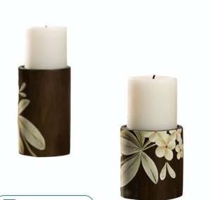 Haut sur la demande Petit bougeoir en bois de manguier pour la décoration intérieure au prix de gros du fournisseur indien pour l'exportation - Product Image 2