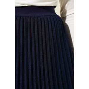 Ruffle Pleated Tulle <b>Skirt</b> <b>Navy</b> Blue - Product Image 2