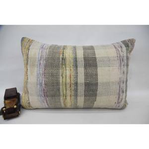 <b>Beige</b> Wool 16x24 Inch Kantha Pillow Luxury Vintage Embroidered Floral Print <b>Cushion</b> Woven Decorative Bedding Portable Feature - Product Image 1