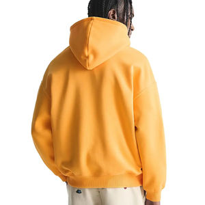 NOUVEAU Sweat à capuche GEO Brothers pour homme, personnalisable avec logo brodé, en molleton épais 480g, à épaules tombantes, style streetwear, vierge - Product Image 3