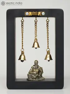 Estatua de Sai Baba Superfina hecha a mano auténtica de 7 pulgadas en latón disponible para la venta a bajo precio para el hogar y el templo hecho en La India - Product Image 5