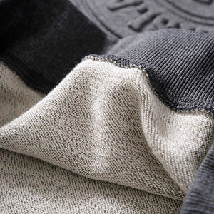 Top des tendances sweats à capuche d'hiver pour hommes sweats thermique 3D Logo en relief coupe régulière pull polaire coton écologique en gros - Product Image 5