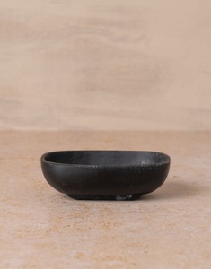 Modern Quality Creative Design square Shape Resin With Wooden Inlay Easy Clean Soap Dish - Product Image 2