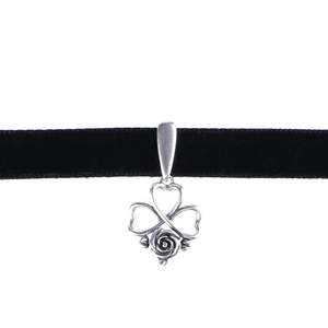 Jeulia Flowering of the Heart Pearl Diamond <b>Choker</b> Necklace for Wedding Party - Product Image 2