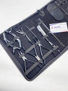 Hot Selling Black Wholesale Micro <b>Beads</b> Hair Gripper Tools Kit Set Surgical Grade Stainless Steel Hair <b>Extension</b> Pliers - Product Image 3
