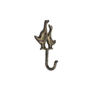 Crochet mural en métal pour canards en laiton AK dans une pièce maîtresse décorative finie antique pour la décoration de la chambre/la décoration intérieure - Product Image 4