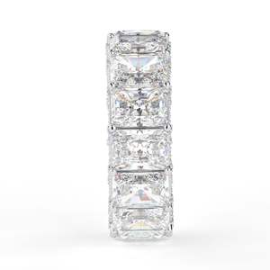 Alliance Unique Eternity avec Diamant Coupe Radiant pour Femme - Product Image 4