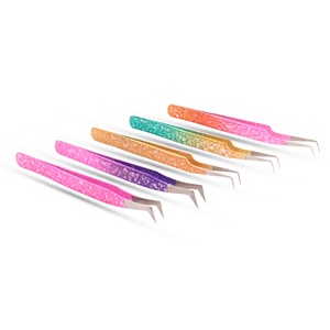 Pinzas de Acero Inoxidable para Extensión de Pestañas, Eficaces y Perfectas, Fáciles de Usar, Ligeras, con Logotipo Personalizado - Product Image 1
