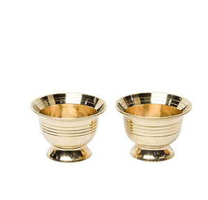 Ice Cream <b>Bowl</b> and Snack <b>Dessert</b> Party Ware Use for Steel Cup and Brass Base Handmade Restaurants Royal Wedding Use - Product Image 6