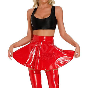 Top Tendance Femmes Jupe En Cuir En Gros Bas quantité minimale de commande Nouveau Style Femmes Fête Jupe En Cuir - Product Image 4