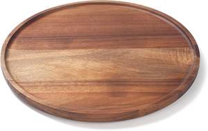 ถาดเสิร์ฟทรงสี่เหลี่ยมผืนผ้าทำด้วยมือไม้และเหล็กมะม่วงธรรมชาติเป็นมิตรกับสิ่งแวดล้อมงานหัตถกรรมตกแต่งอาหารบ้านตามสั่ง - Product Image 5