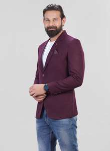 Wholesale Supply Of Dark Maroon Mens Blazer Elegant <b>Dress</b> <b>Jacket</b> <b>For</b> <b>Wedding</b> Ceremonies Available at Affordable Price - Product Image 4