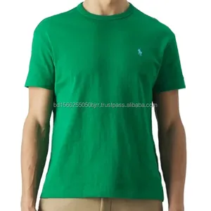 2024 vente la plus chaude T-shirt poids personnalisé 170 + GSM OEM slim fit hommes R. L A U R E N T-shirts Bangladesh