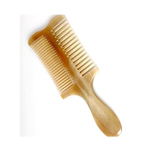 Peine de pelo de cuerno de búfalo con logotipo personalizado de la mejor calidad peines de vaca naturales hechos a mano hechos por ADIBA HOME DECOR - Product Image 4