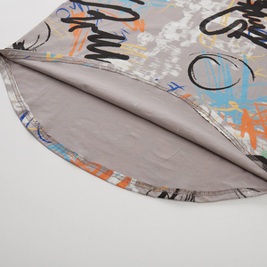 Camiseta Vintage de Estilo Urbano para Hombre, Lavada al Ácido, 100% Algodón, Hombros Caídos, Talla Grande, Personalizable - Product Image 6