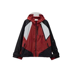 100% High Quality <b>Men's</b> Casual Street Wear <b>Slim</b> <b>Fit</b> Windbreaker <b>Jacket</b> Solid Color With Stand Collar & Contrast Thin Thickness - Product Image 4