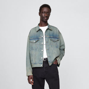 Nardon Apparel Veste en jean japonaise à triple boutonnage pour homme 100% coton Service d'hiver OEM - Product Image 4