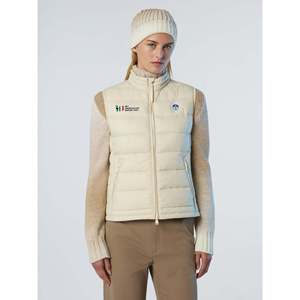 Gilet Invernale Bianco da Donna Galia, Collezione North Sails AC38 - Abbigliamento Casual Antivento con Collo Alto e Imbottitura in Poliestere - Product Image 4