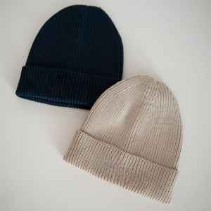 Bonnet d'hiver unisexe pour adultes 100% coton brodé de logo chapeau chaud décontracté avec logo personnalisé chapeaux de ski doux vente en gros - Product Image 1