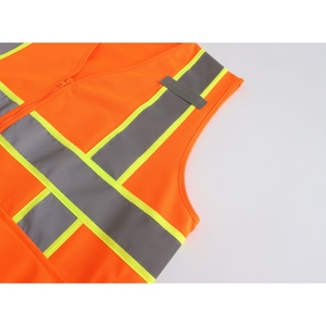 Venta al por mayor de fábrica de servicio de diseñador personalizable de alta calidad Oem Odm transpirable suave cómodo chaleco reflectante de seguridad - Product Image 4