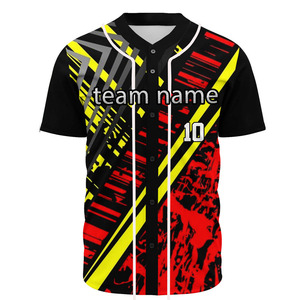 Alta calidad logotipo personalizado impresión bordado béisbol hombres Softball Jersey sublimado béisbol Jersey para la venta - Product Image 6
