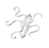 925er Sterlingsilber vergoldeter Vintage-Ringrohling mit Krappenfassung für DIY Hochzeits-, Verlobungs-, Geschenk- und Partyzwecke