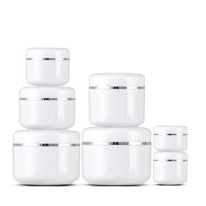 Pot cosmétique rond vide en plastique PP de haute qualité Unalilia WGCJ avec doublure pour crème de soin de la peau, emballage de boîte - Product Image 1