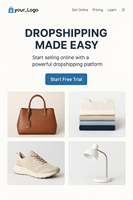 Profesyonel Dropshipping Web sitesi tasarımı uygun fiyatlı Web ajansı şık ve etkili e-ticaret çevrimiçi çözümler yaratıyor