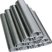1000 pièces par boîte 1010J 1016J 8010 Agrafes métalliques galvanisées argentées à tige spirale et agrafes pour meubles à tête bombée