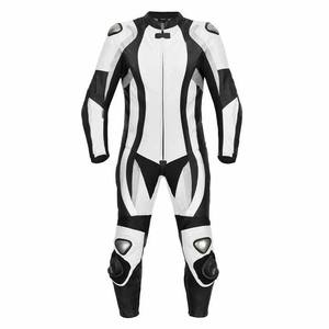 Combinaison en cuir de motard de course pour hommes Veste en cuir de moto pantalon personnalisé - Product Image 1