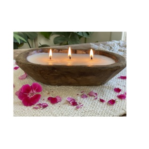 New Arrival New Style Handmade Eco-Friendly Wood Serving Bowl <b>Set</b> Customized Color Size Home Hotel Restaurant Use Indian - Product Image 4
