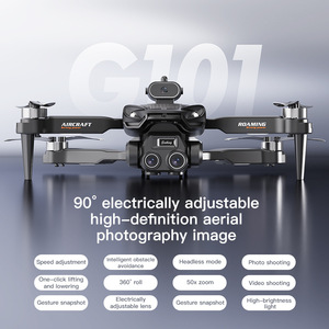 Dron de Fotografía Aérea G101 con Pantalla Grande de 4.5 Pulgadas, Resolución FHD de 1080p, Largo Tiempo de Vuelo, Motor de Cuatro Ejes sin Escobillas, Hecho en China - Product Image 4