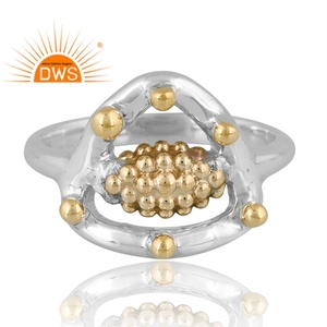 Anillo de Plata de Ley 925 de Diseño Moderno, Joyería de Diseño Personalizado para Mujer, Regalo para Ella, Fabricante de Joyería India - Product Image 3
