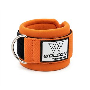 Correa de tobillo resistente con diseño acolchado ajustable para entrenamientos de gimnasio, fitness y fuerza, unisex y transpirable. - Product Image 1