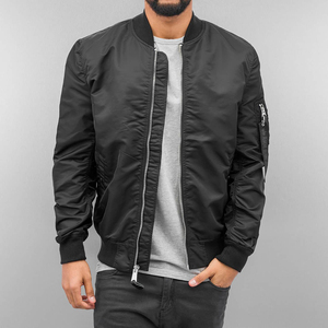 Unisex Plain <b>Stand</b> Collar Bomber Jacket Blank Wholesale Price Plus Size Direct Factory Made OEM Service Polyester Jacket - Product Image 4