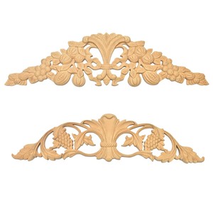 Onlays de madera rústicos decorativos para gabinetes de cocina Adornos tallados tradicionales Onlays decorativos duraderos - Product Image 2