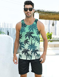 Débardeur d'été pour hommes doux et confortable avec une respirabilité supérieure motif tissé tricoté grande taille pour un usage quotidien - Product Image 4