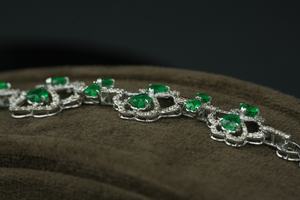 สร้อยข้อมือเพชรโมอิสเพชรรูปวงรีและกลมสีโรสโกลด์ซิลเวอร์โกลด์สำหรับปลูกในห้องปฏิบัติการกะรัตที่ทันสมัยปรับแต่งได้ B2B ผลิต - Product Image 2