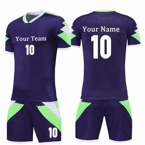Ensemble de maillots de football pour hommes, dernier design, en polyester, pour l'entraînement en club, avec logo et nom de l'équipe - Product Image 2