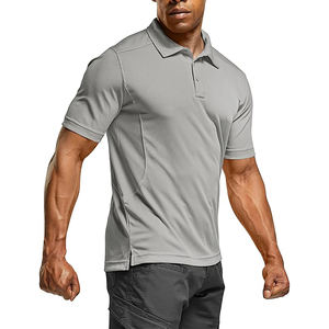 <b>Men</b> Tactical <b>Polo</b> Shirt Short Sleeve Golf Performance <b>Top</b> Lightweight Dry Fit UPF 50+ Pique - Product Image 4