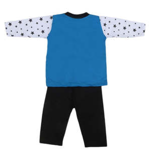 Costume 2 pièces à manches longues pour garçons - Bleu - Product Image 6