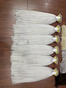 Tendance chaude 2023 cheveux humains en vrac en gros russe européen extensions de cheveux en vrac sans trame remy cheveux vierges en vrac - Product Image 4