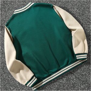 Chaqueta de Béisbol para Hombre, Estilo Universitario, Manga Larga, Abrigo de Invierno, Chaqueta Universitaria con Letras de Béisbol - Product Image 3